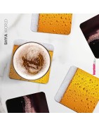 Posavasos de Cartón Originales, Decorativos y Absorbentes para Bebidas y Líquidos.