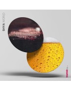 Posavasos de Cartón Originales, Decorativos y Absorbentes para Bebidas y Líquidos.