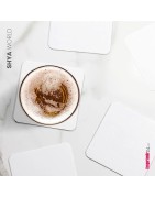 Posavasos de Cartón Originales, Decorativos y Absorbentes para Bebidas y Líquidos.