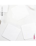 Posavasos de Cartón Originales, Decorativos y Absorbentes para Bebidas y Líquidos.