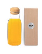 Botella De Cristal con tapón de corcho BOROSILICATO PREMIUM