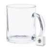 Tazas de Cristal transparente de 350ml de vidrio presentada en caja individual. Aptas para microondas y lavavajillas.