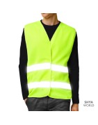 Chalecos de Seguridad amarillo Reflectante. Doble Cinta Reflectiva Alta Visibilidad Transpirable y ligero. Homologado.