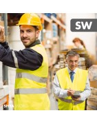 Chalecos de Seguridad amarillo Reflectante. Doble Cinta Reflectiva Alta Visibilidad Transpirable y ligero. Homologado.