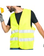 Chalecos de Seguridad amarillo Reflectante. Doble Cinta Reflectiva Alta Visibilidad Transpirable y ligero. Homologado.
