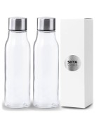 Botella de cristal de alta calidad Premium. Responsable con el medio ambiente. Con diseño y sencillez.