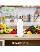 Botella de cristal de alta calidad Premium. Responsable con el medio ambiente. Con diseño y sencillez.