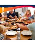 Botella de cristal responsable con el medio ambiente. De diseño y sencillez hacen que puedas usarlo en muchas situaciones.