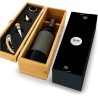 Caja para Botella de Vino de Madera. Estuche para regalar. Kit Set Accesorios de vinos Incluidos.