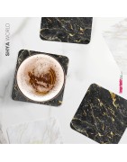 Posavasos de Cartón Originales, Decorativos y Absorbentes para Bebidas y Líquidos.