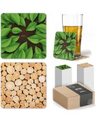 Posavasos de Cartón Originales, Decorativos y Absorbentes para Bebidas y Líquidos.