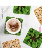 Posavasos de Cartón Originales, Decorativos y Absorbentes para Bebidas y Líquidos.