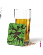 Posavasos de Cartón Originales, Decorativos y Absorbentes para Bebidas y Líquidos.