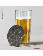 Posavasos de Cartón Originales, Decorativos y Absorbentes para Bebidas y Líquidos.